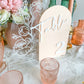 Floral Table Numbers